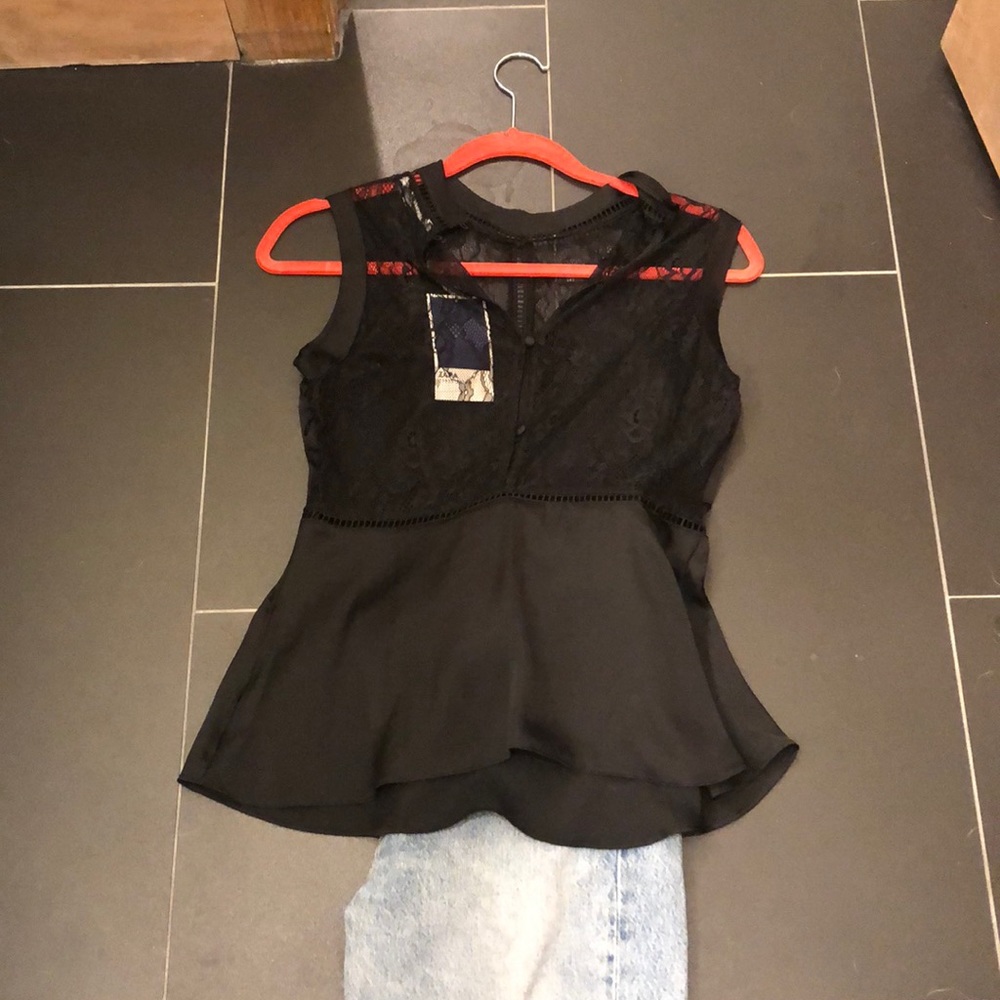 Black Zara Lace Top